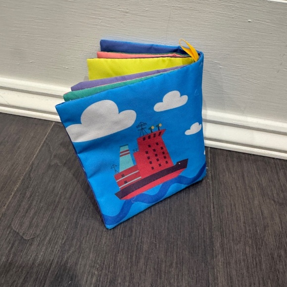 NWOT Transportation Cognition Soft Small Crinkle Book for Kids - Picture 3 of 3